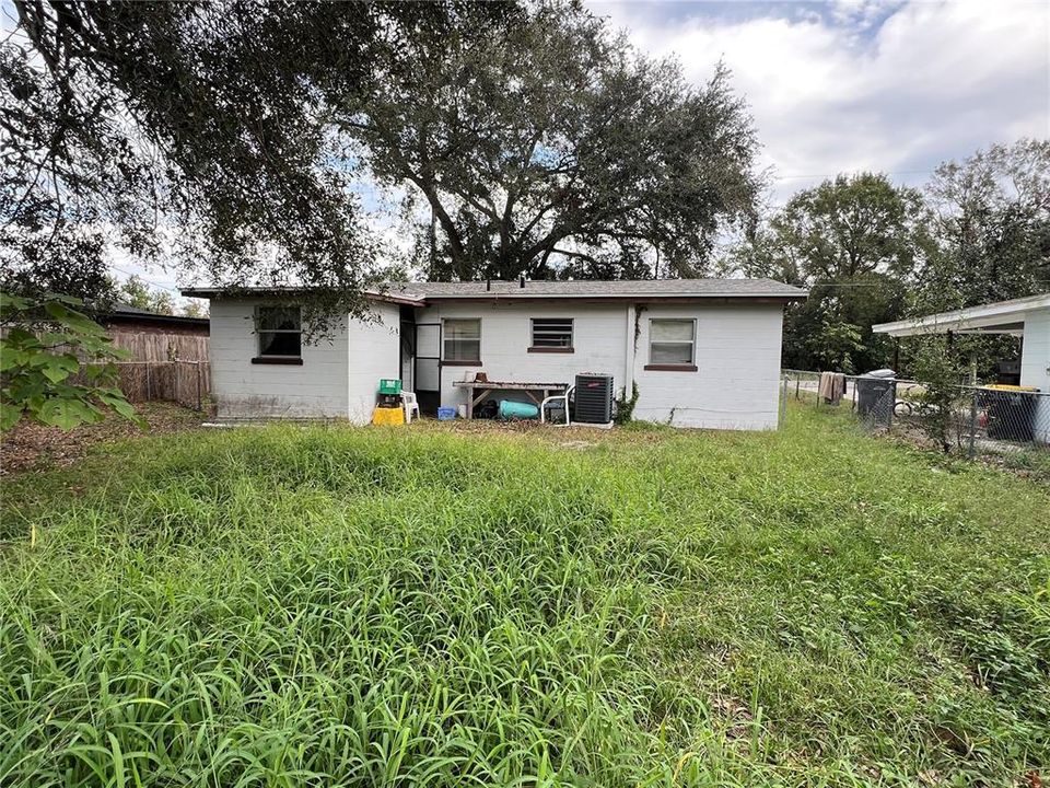 View of back of home