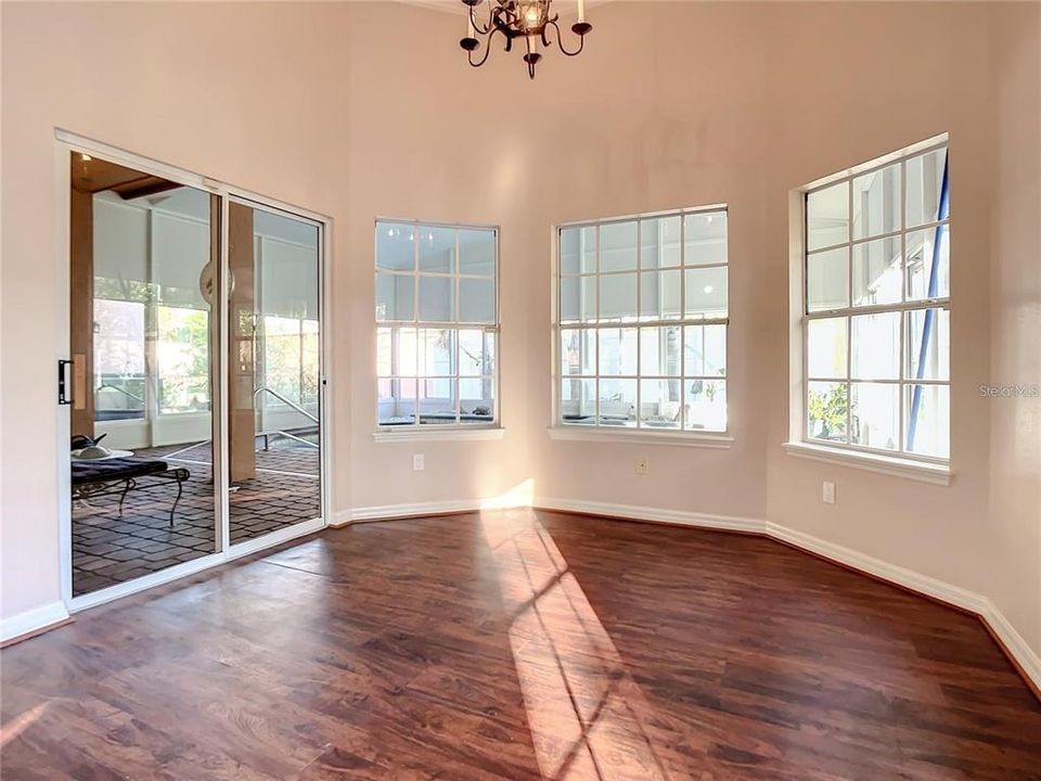 primary bedroom leads to pool