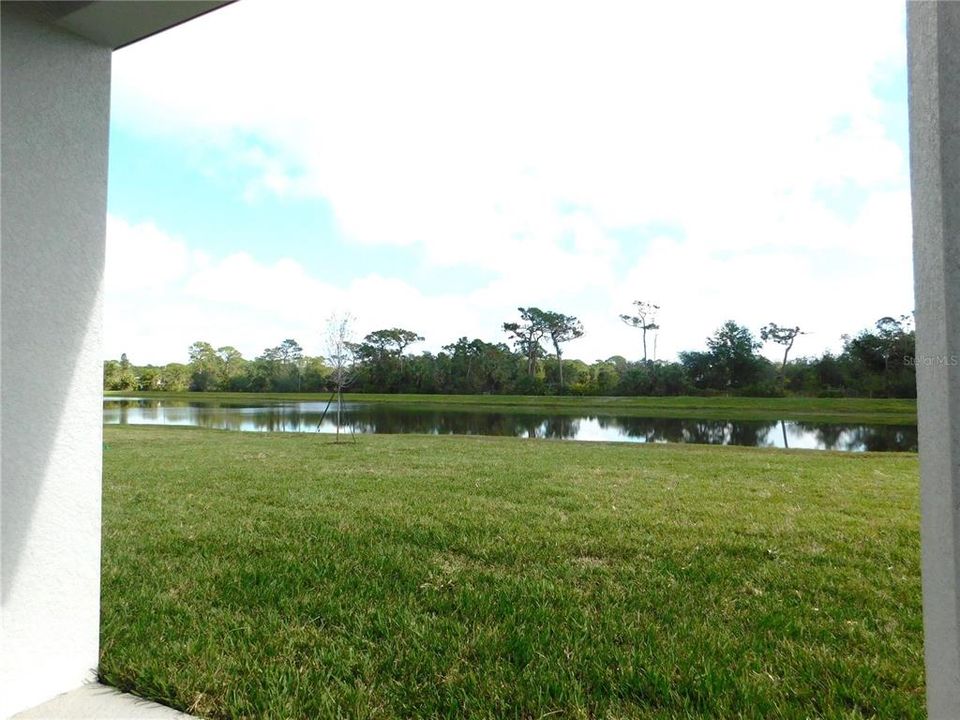 Pond view from Lanai