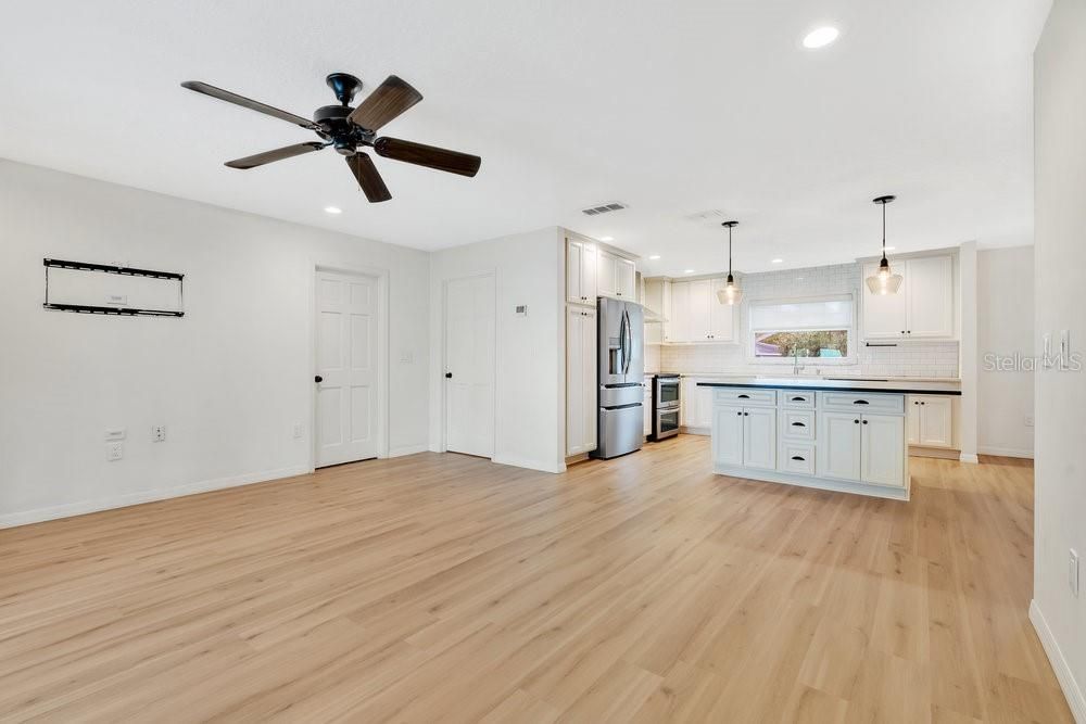 Family Room & Kitchen