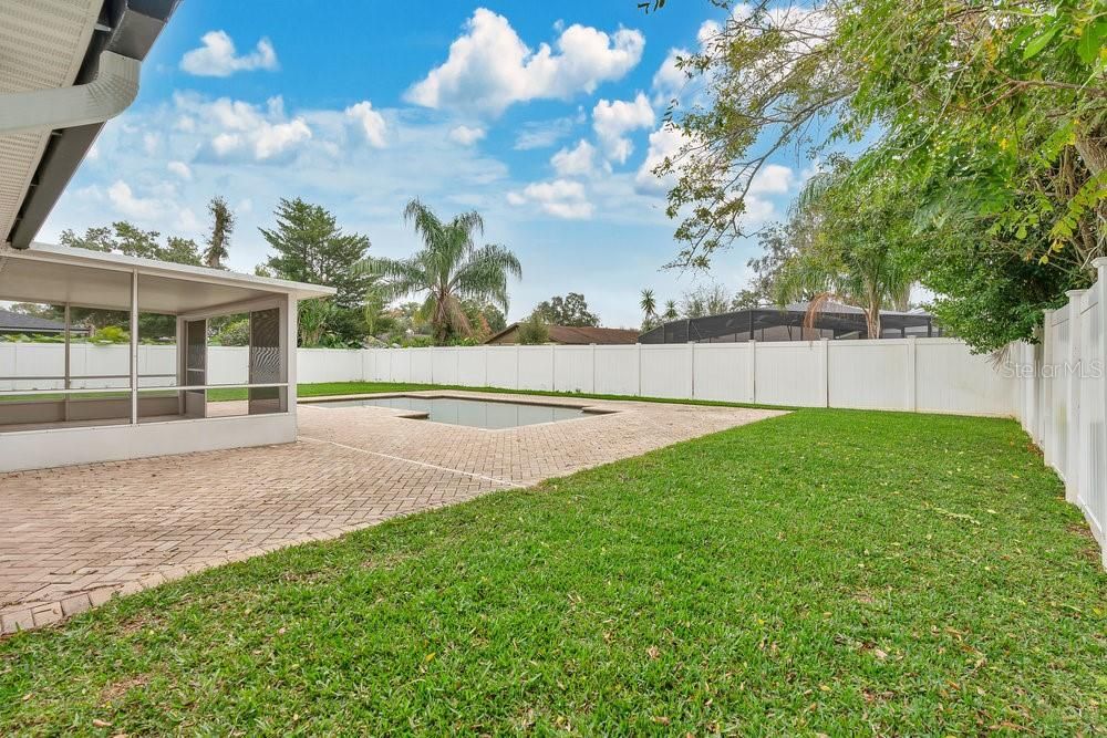 Pool, Fenced Backyard