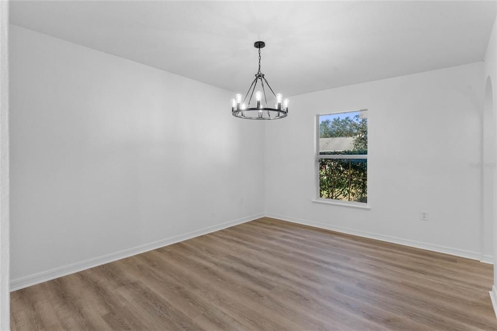 Dining room off kitchen