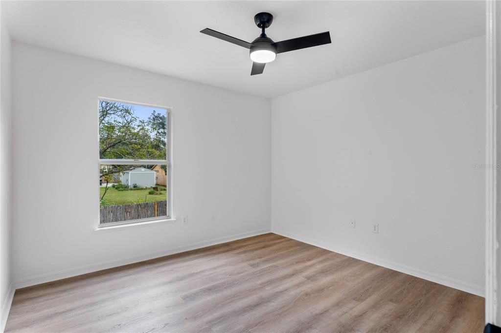 Third bedroom with built-on closet