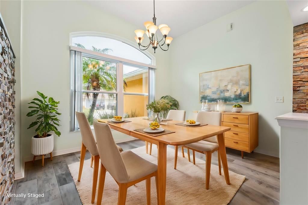 Virtually Staged Dining Room