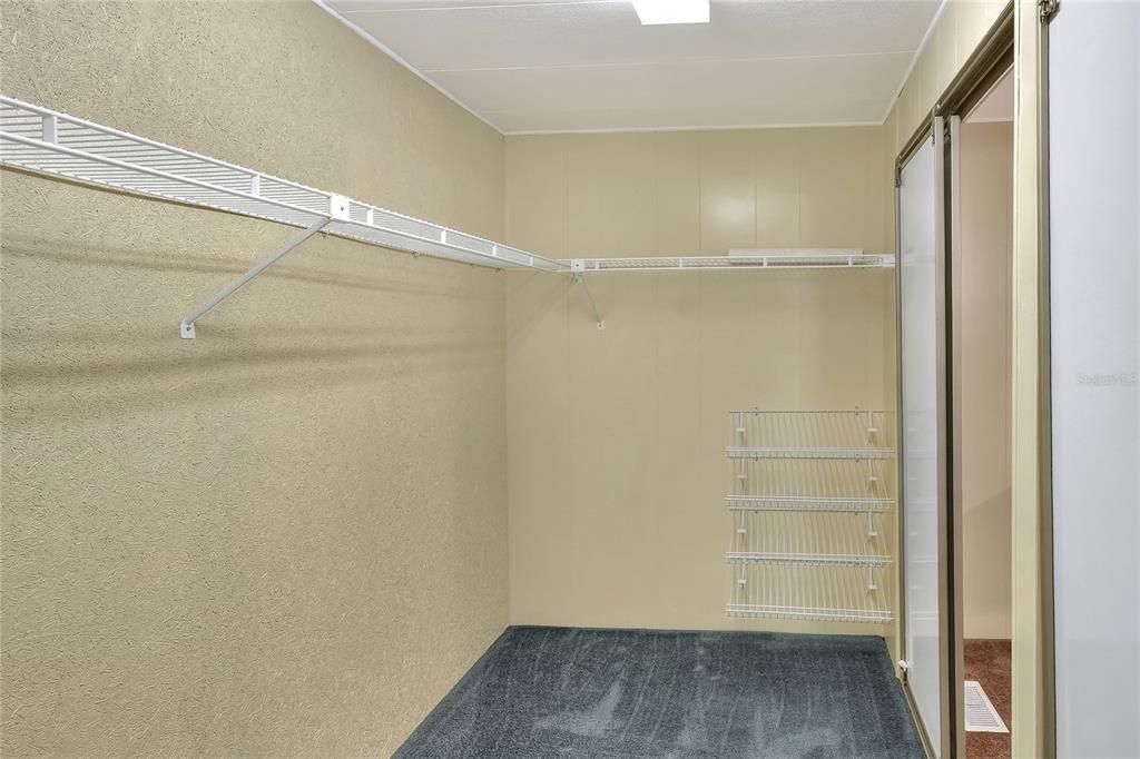 Primary Large Walk in closet