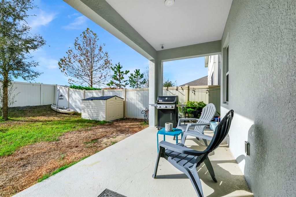 Covered Back Porch