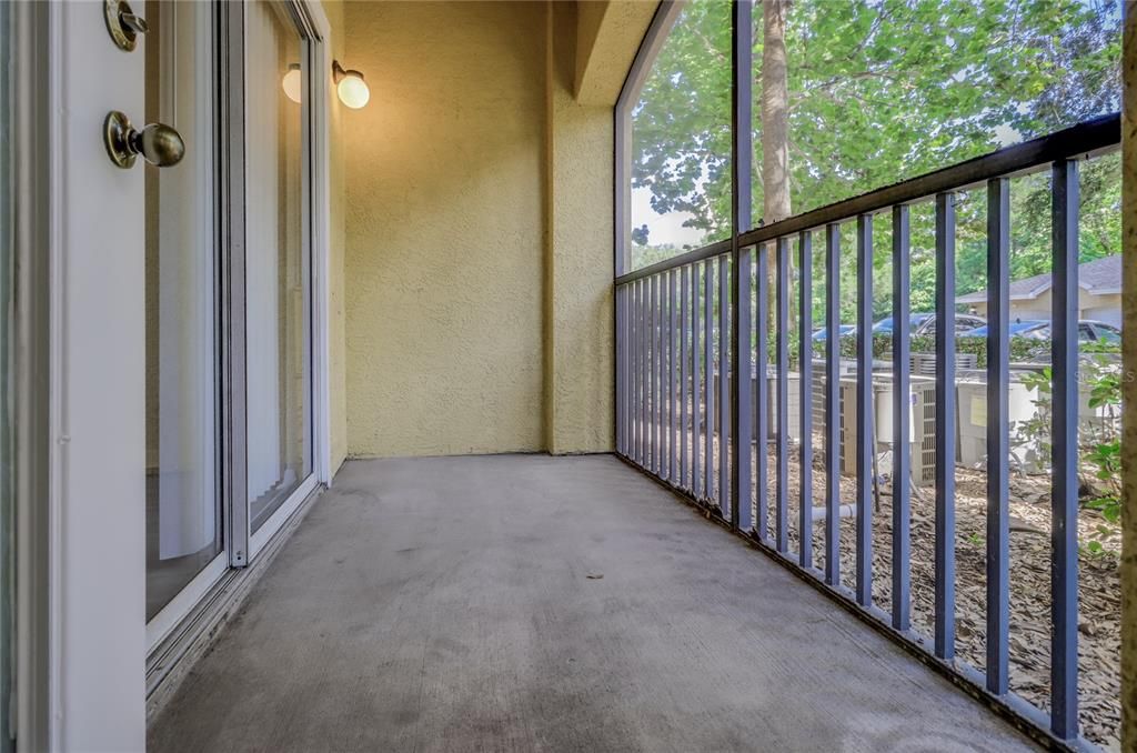 Screened patio