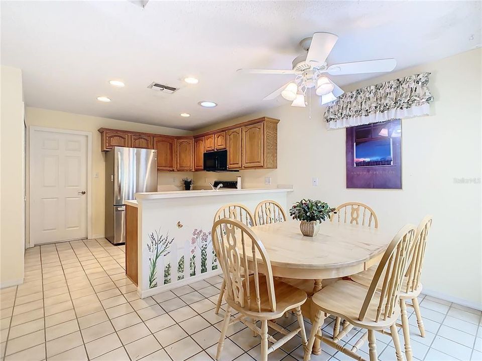 Kitchen and dining room