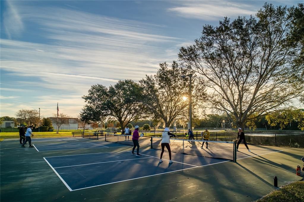 Bicentennial park pickleball courts