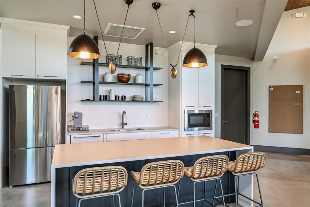 Kitchenette in Clubhouse