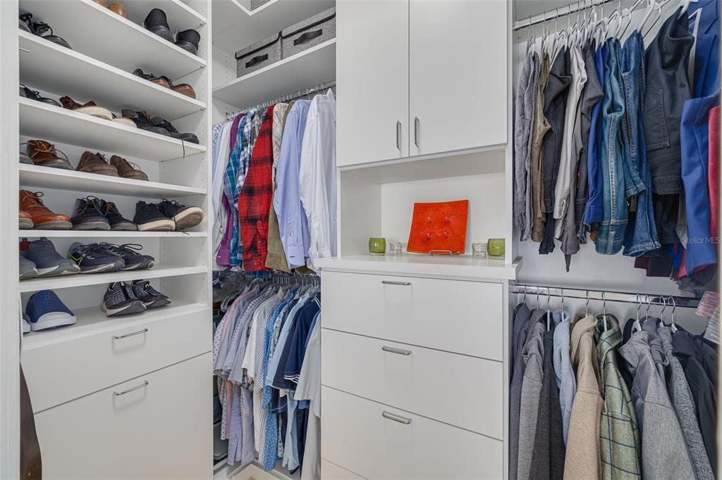 Custom Walk In Closet