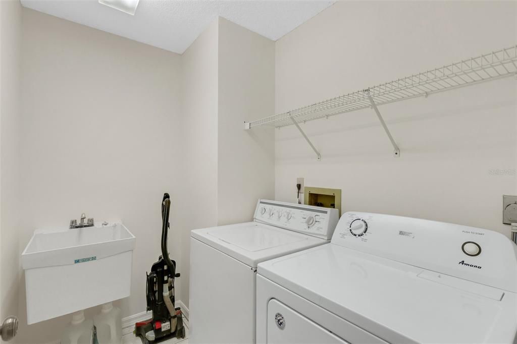 Laundry Room w/Utility Sink