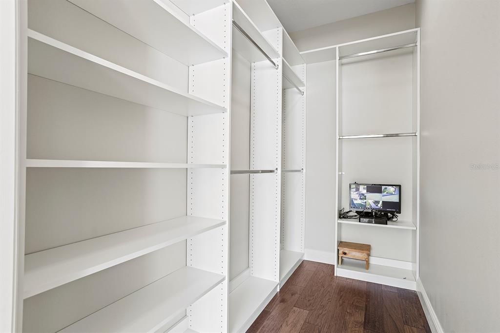 Primary walk-in closet