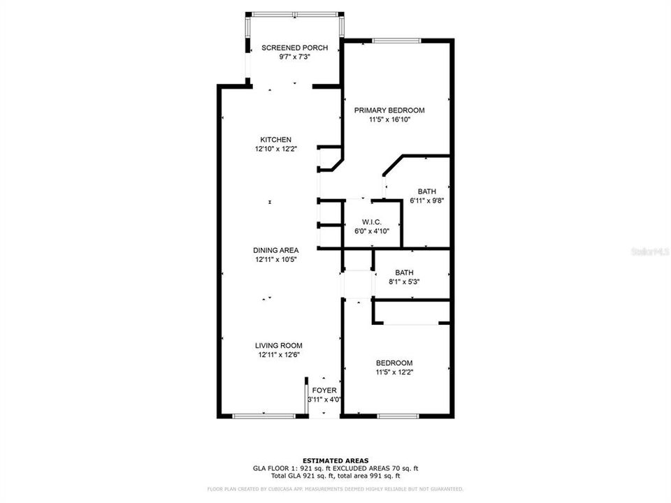 For Sale: $214,000 (2 beds, 2 baths, 919 Square Feet)