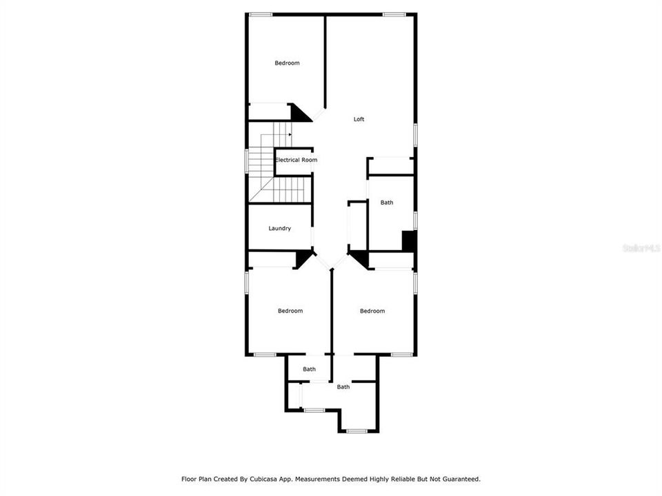 Second floor - floor plan no measurements