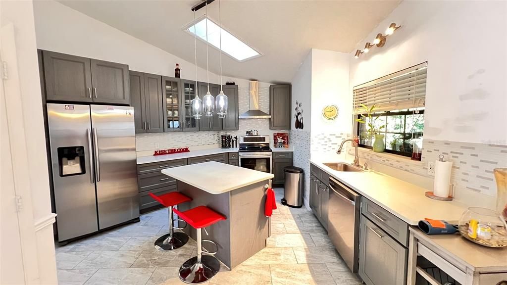 Beautifully updated kitchen with window