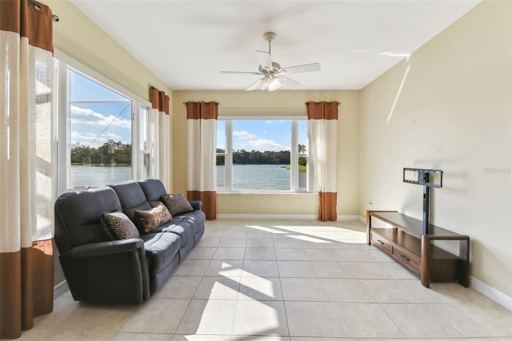 FAMILY ROOM  W/WATER AND CONSERVATION VIEWS