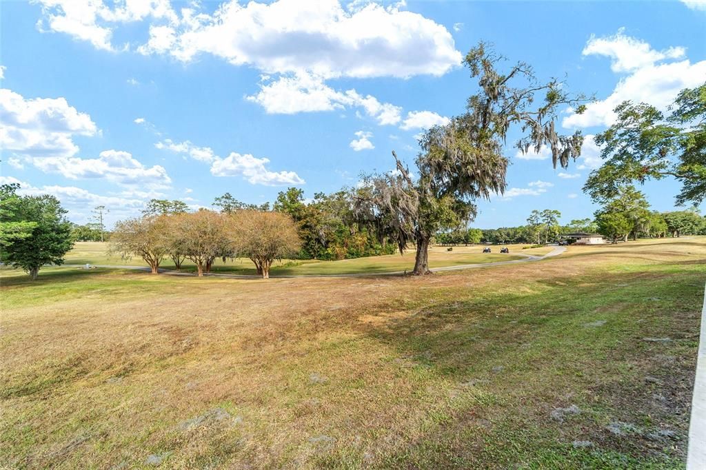 Ocala Municipal golf course behind building