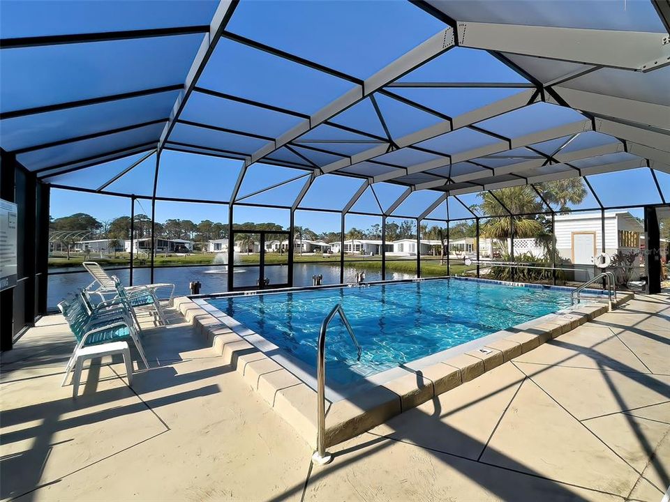 POOL WITH A LAKE VIEW