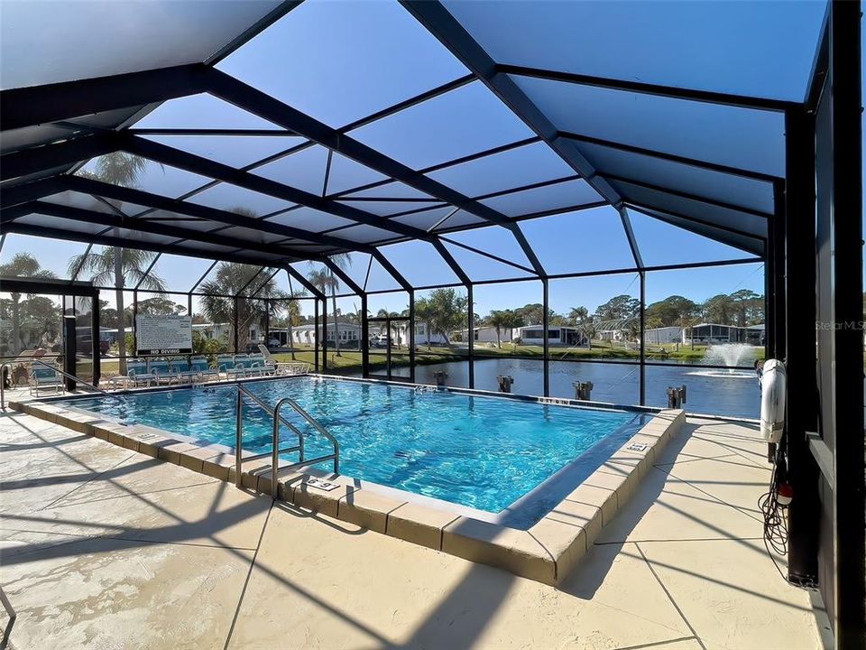 COMMUNITY POOL AND SUNDECK.