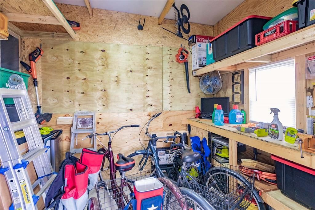 Shed workshop