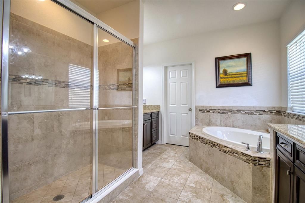 Soaking Tub & Separate Shower