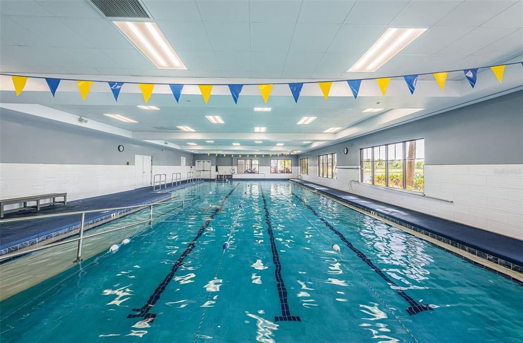 Indoor pool at South Club---one of two in Kings Point