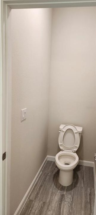 Half bathroom toilet