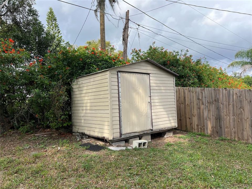 Shed is not warranted by Seller.