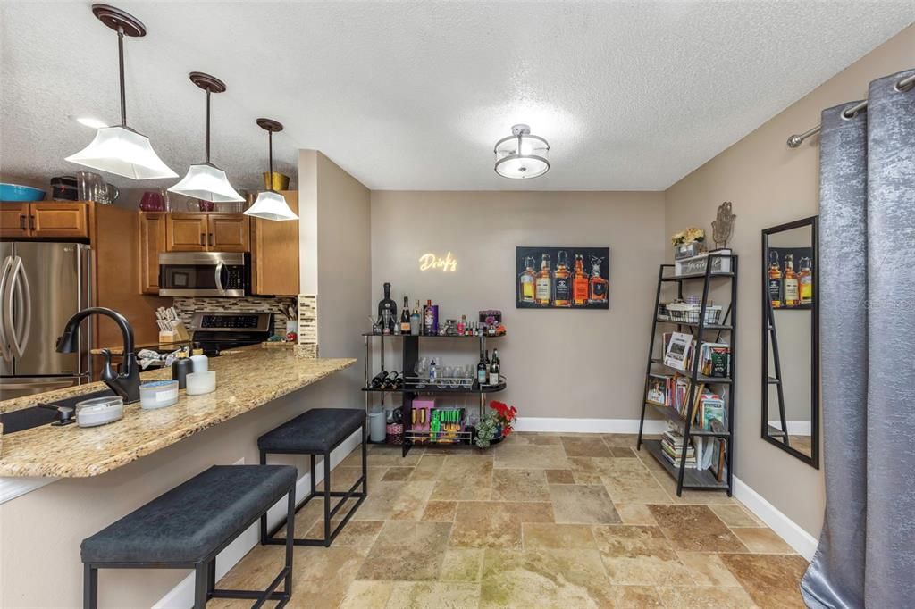 Dining room area