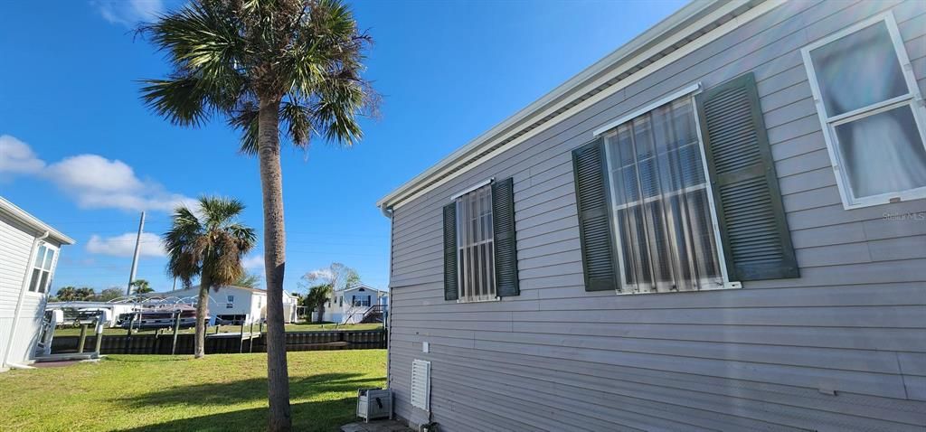 Side view of home looking out towards the water...