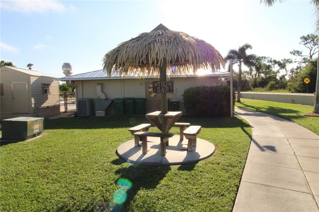 Tiki Bar near Clubhouse...