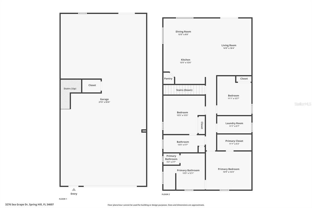 На продажу: $649,900 (3 спален, 2 ванн, 1624 Квадратных фут)