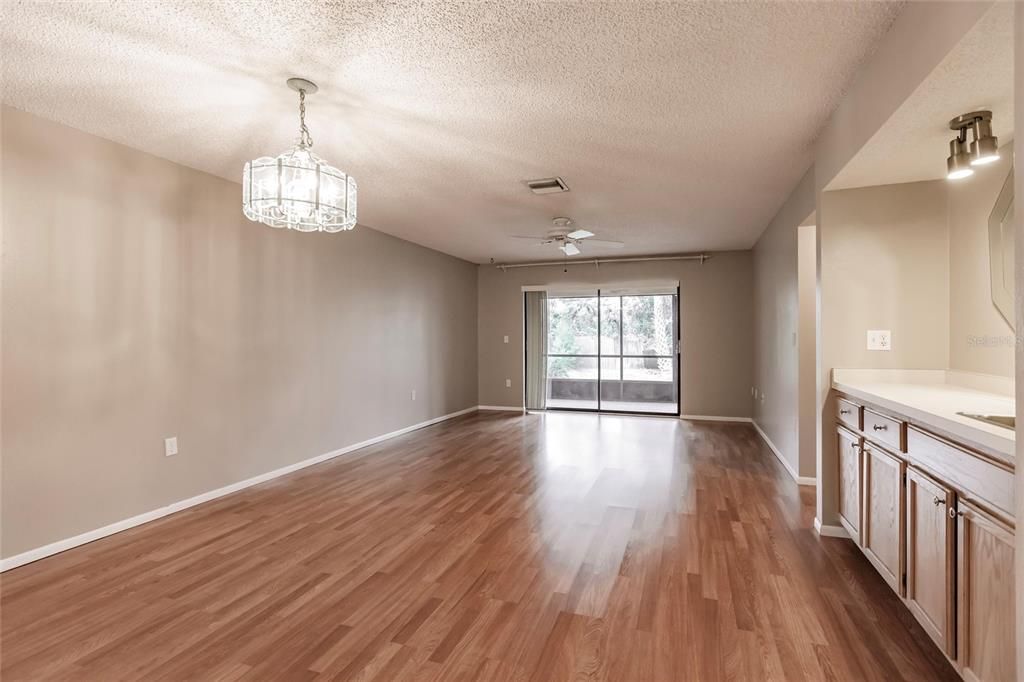 Living Room and Dining Room