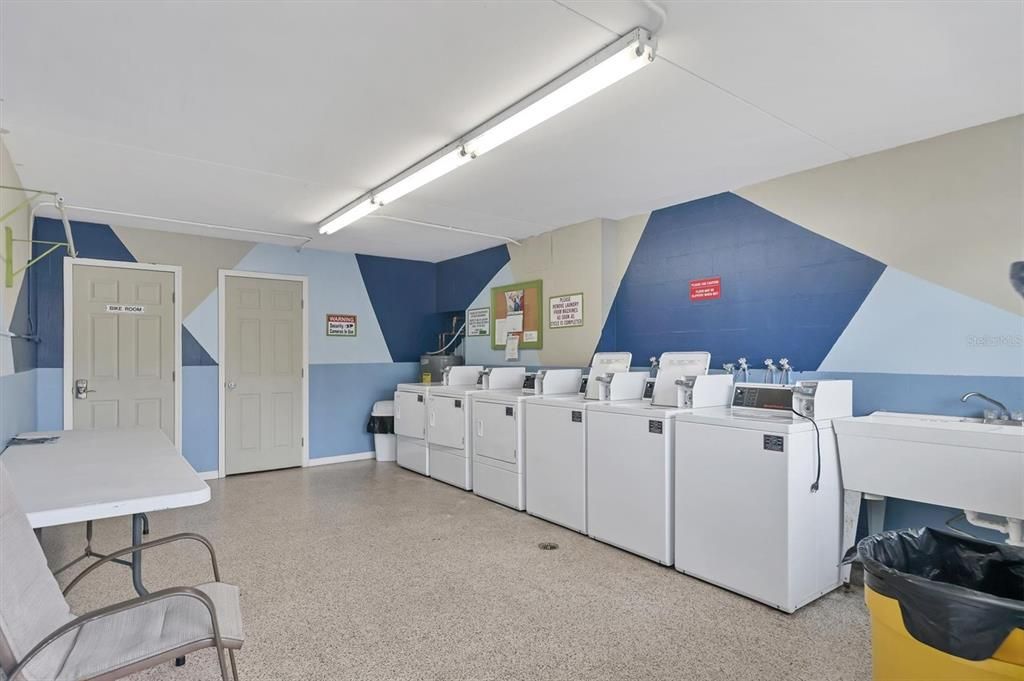 community laundry room