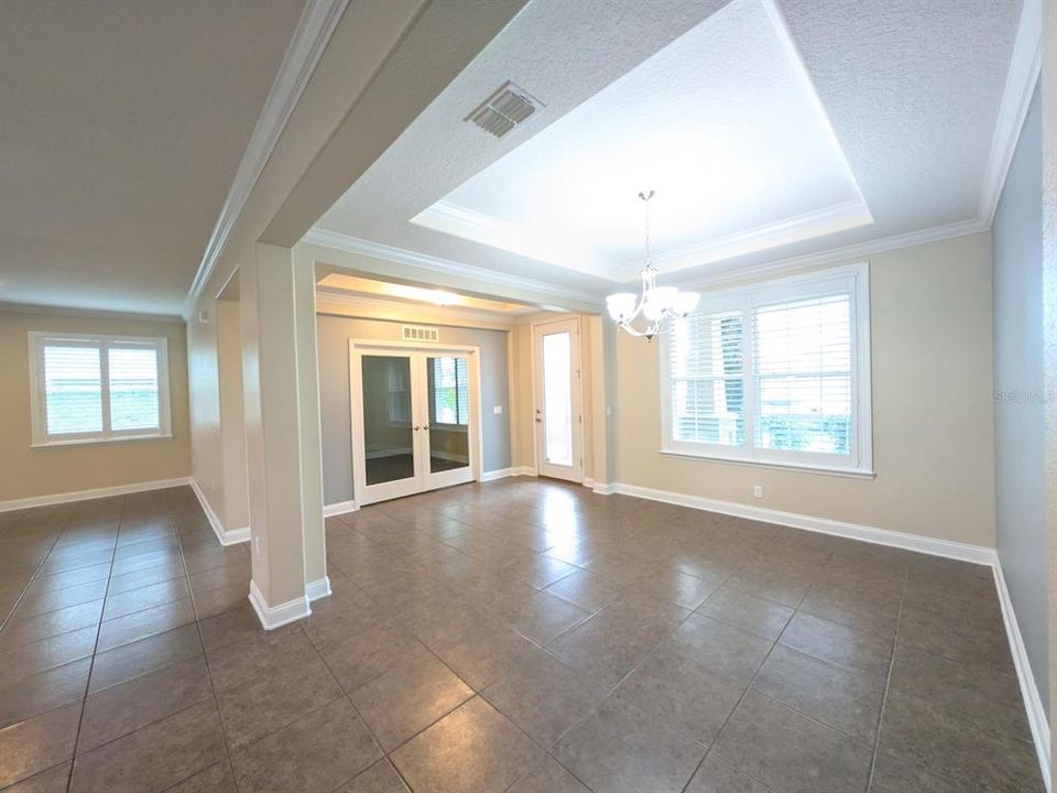 Formal dining room and foyer