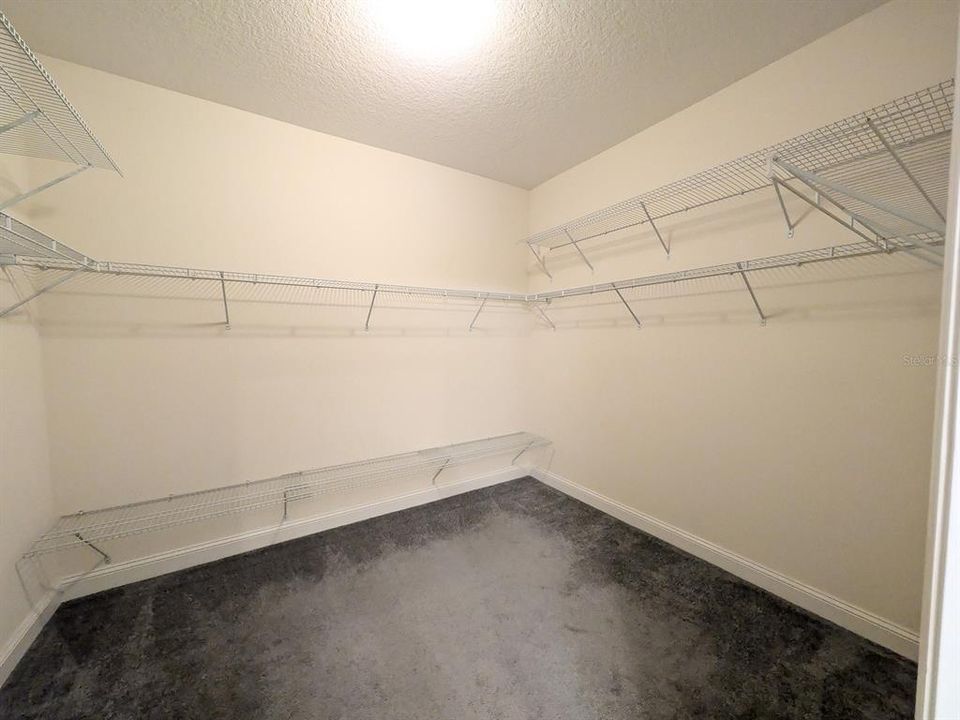 Master large walk-in closet