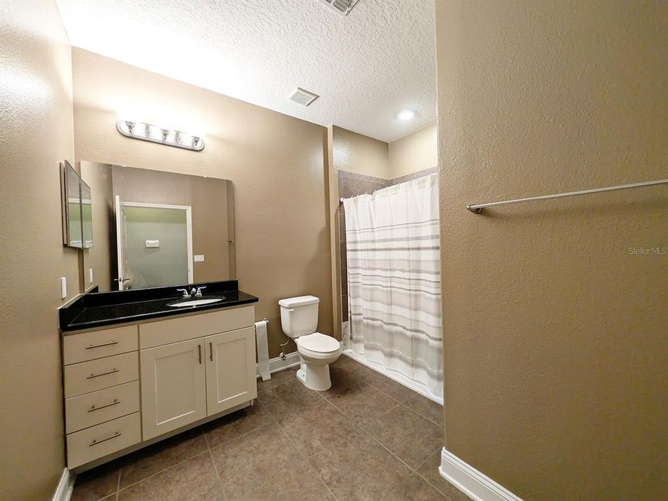 Bathroom 2 is handicapped accessible. Shower only with built in seat and bidet