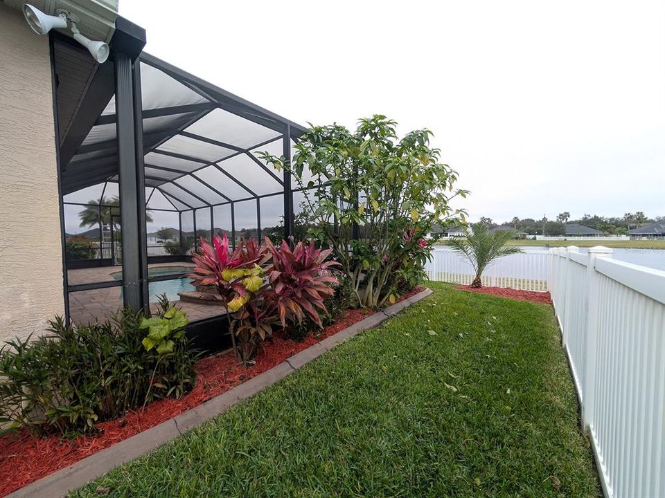 fertile composted flower beds