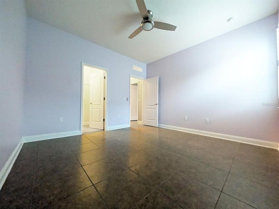 Bedroom 3 with walk-in closet view