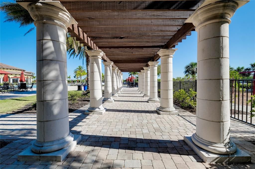 Gran Paradiso Club House Walkway