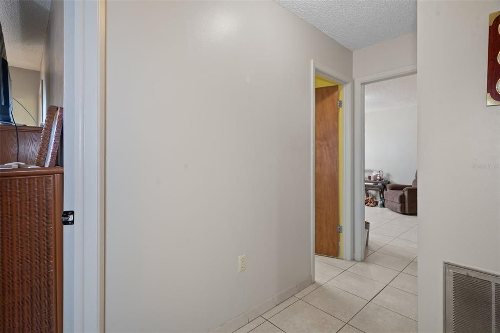 Hall way to the Guest Bedroom