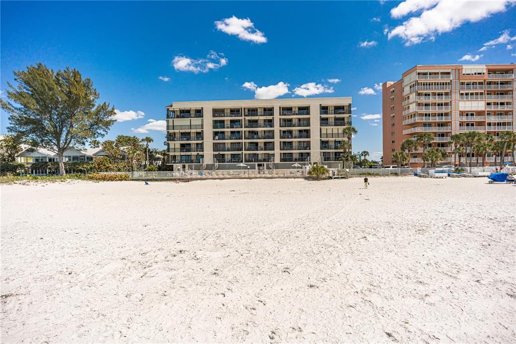 View of Sandcastle III from the beach