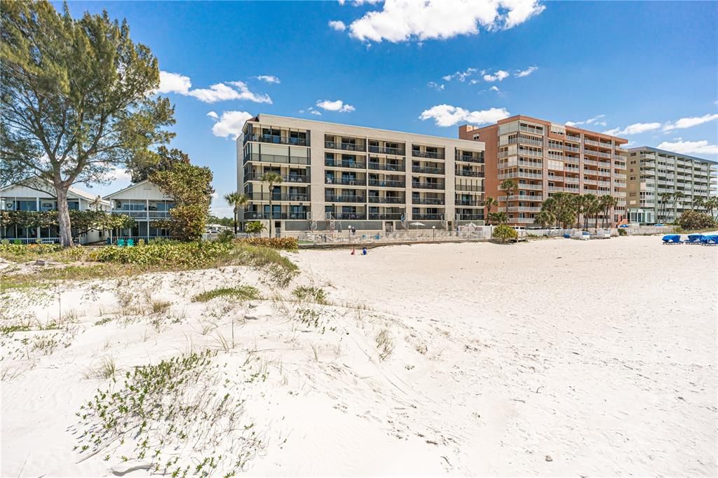 View of Sandcastle III from the beach