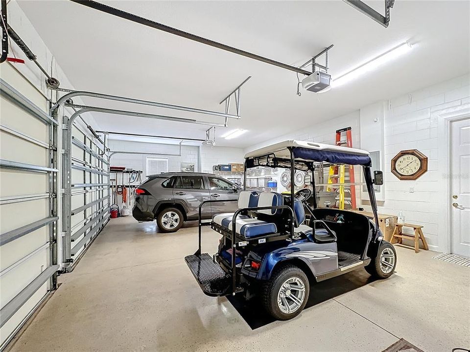 PLENTY OF GARAGE SPACE FOR PARKING AND STORAGE