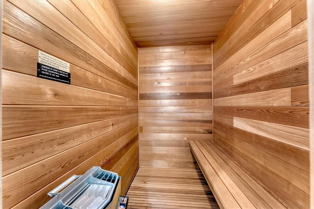 Sauna in Primary Bedroom