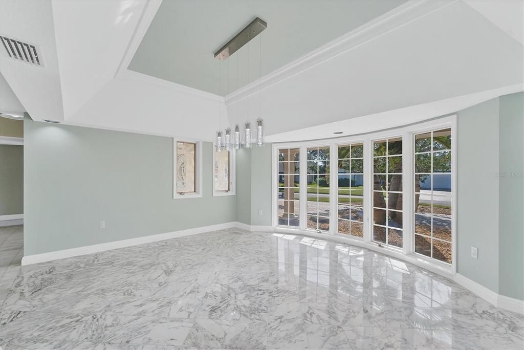 Dining Room with Bay Window