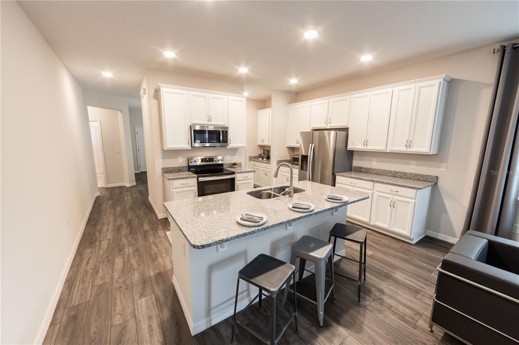 Kitchen with open concept