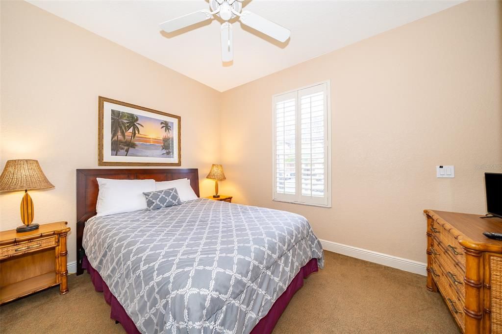 Downstairs bedroom with private entrance and bathroom