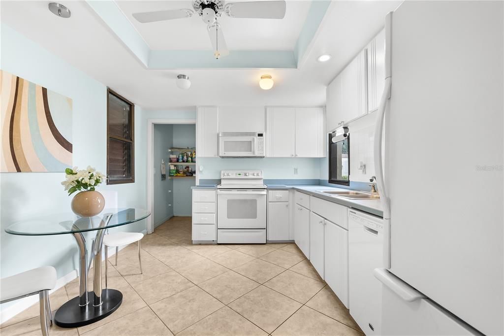 Kitchen with Walk-In Pantry/Storage